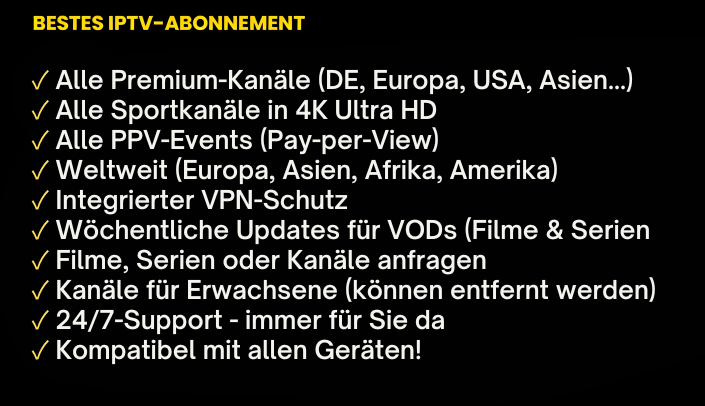 best iptv abonnement